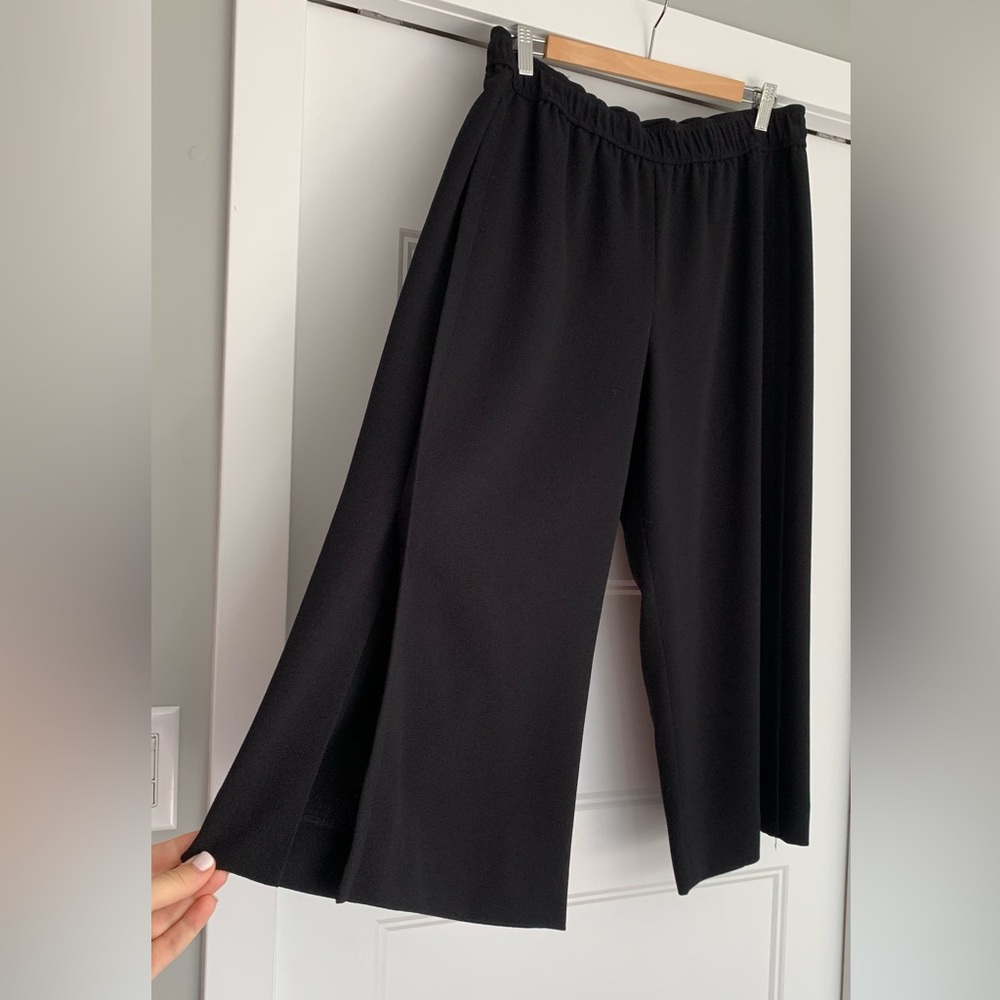 Club Monaco Black Wide Leg Pants